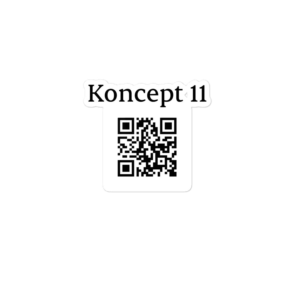 Koncept 11 QR sticker