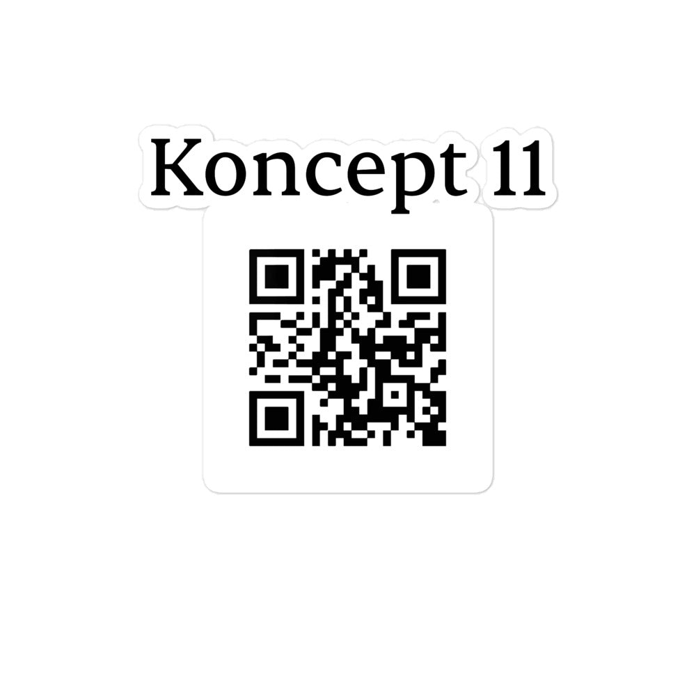Koncept 11 QR sticker