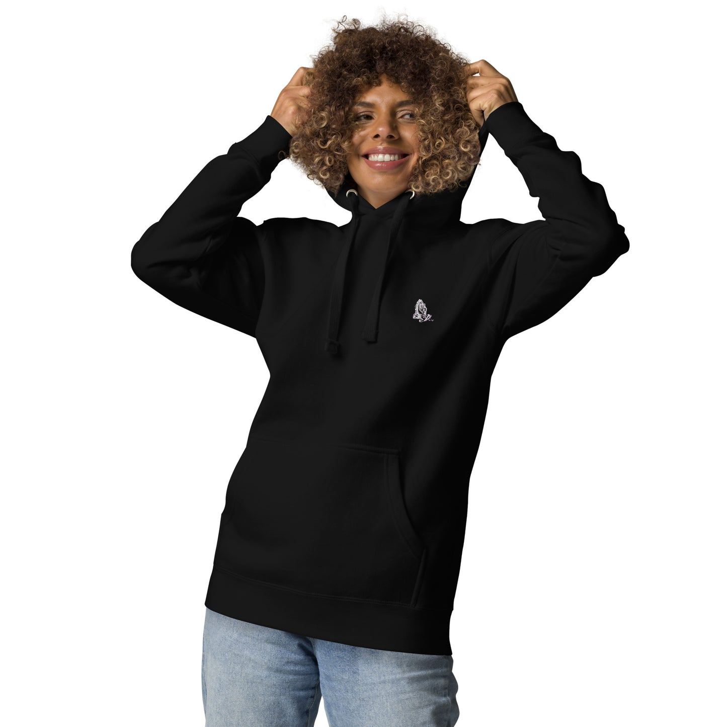 Hands Unisex Hoodie White