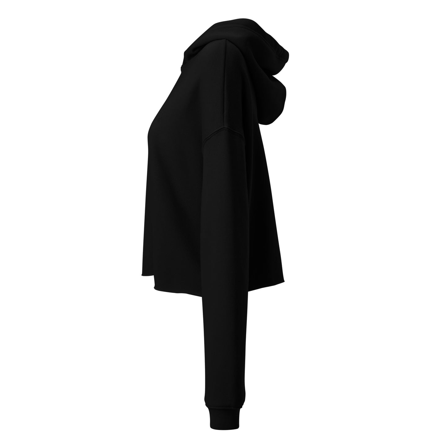 Cat Silhouette Crop Hoodie