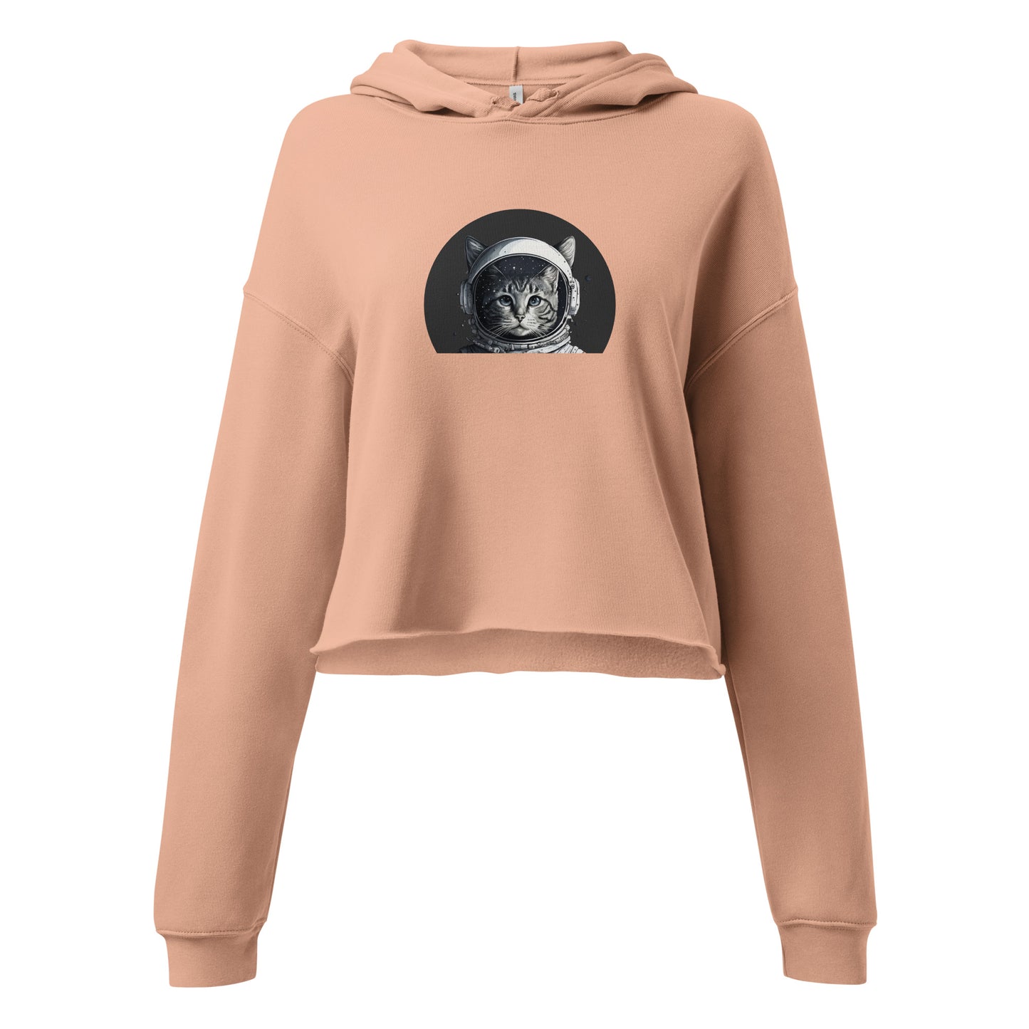 Space cat Crop Hoodie
