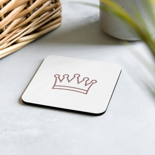Crown cork-back coaster