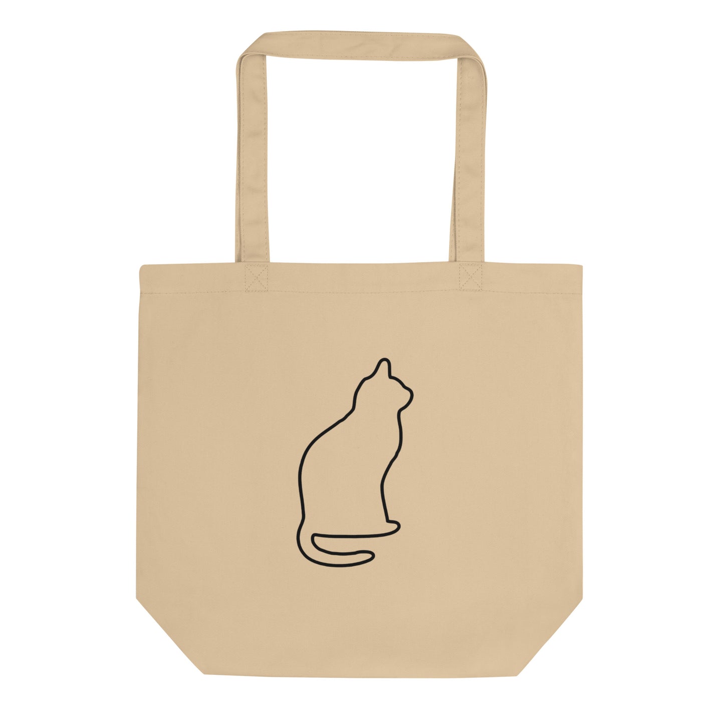 Cat Silhouette Eco Tote Bag