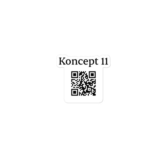 Koncept 11 QR sticker