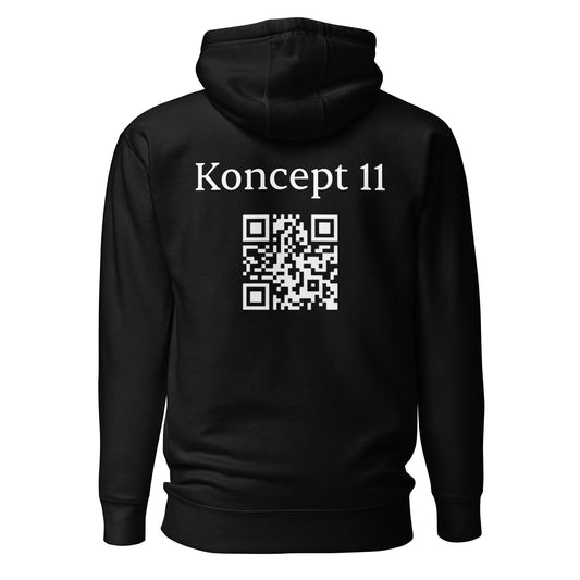 Koncept11 QR Dark Unisex Hoodie