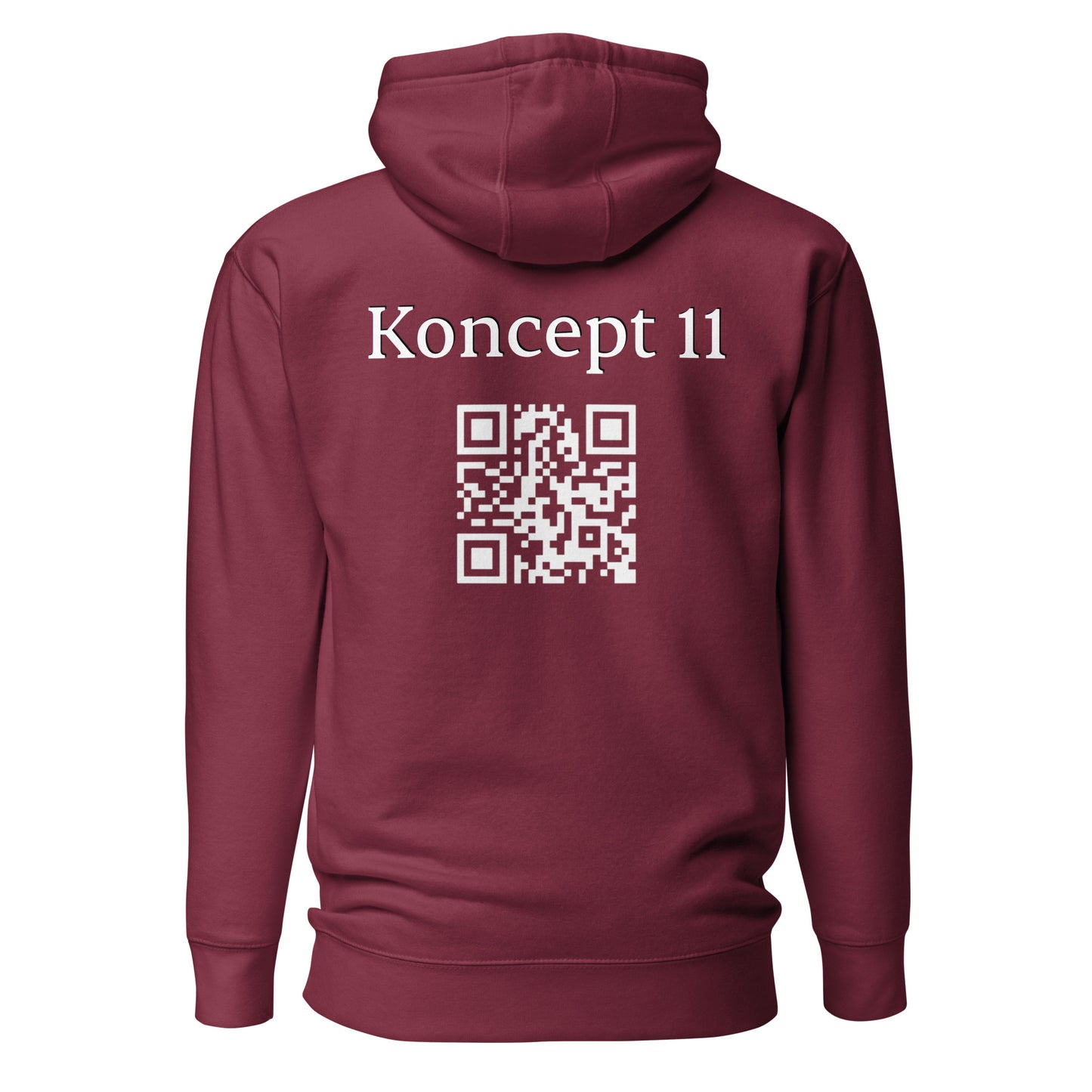 Koncept11 QR Dark Unisex Hoodie