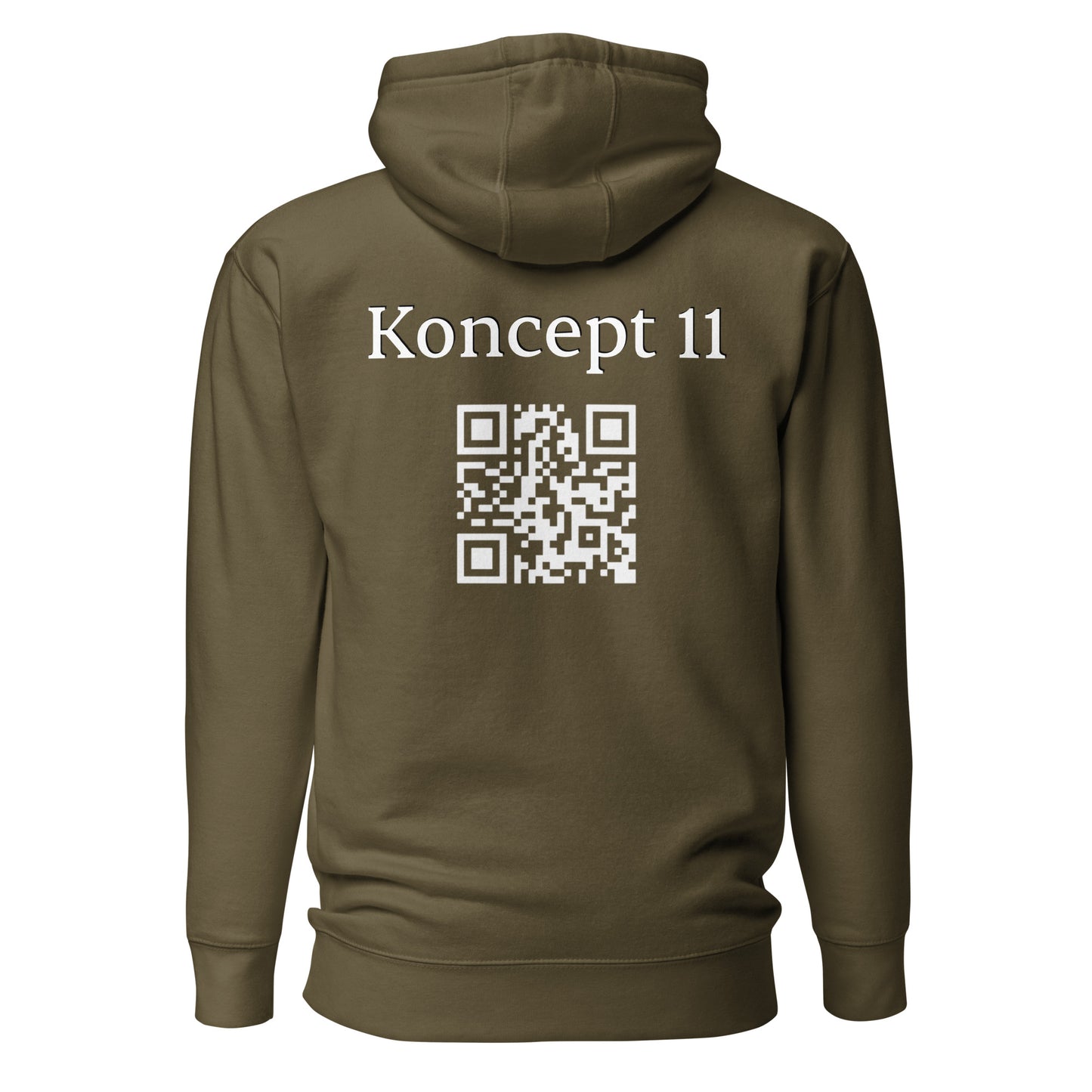 Koncept11 QR Dark Unisex Hoodie