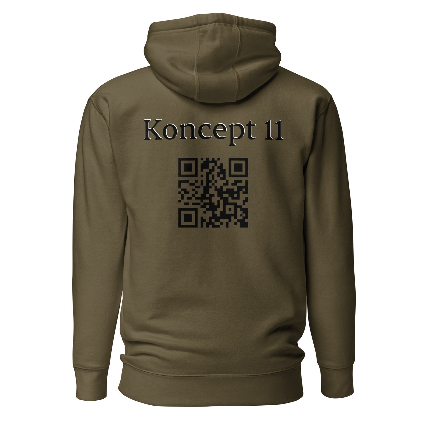 Koncept11 QR Bright Unisex Hoodie