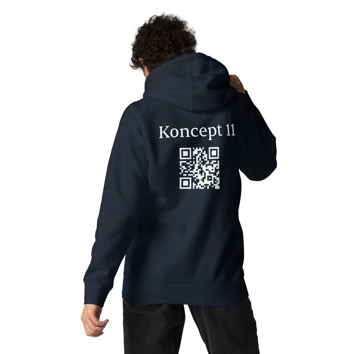 Koncept11 QR Dark Unisex Hoodie