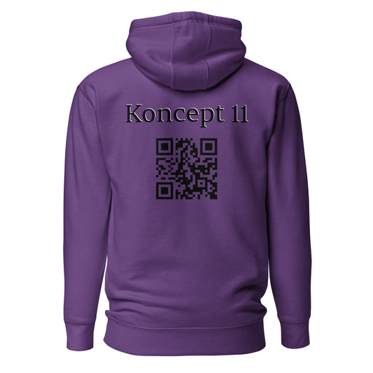 Koncept11 QR Bright Unisex Hoodie