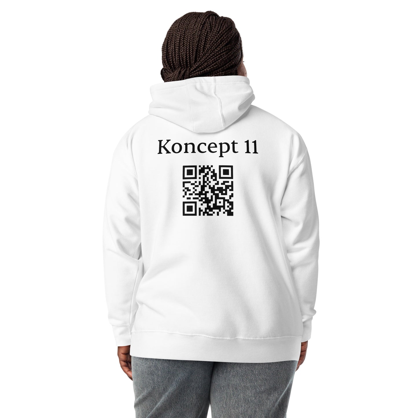Koncept11 QR Bright Unisex Hoodie