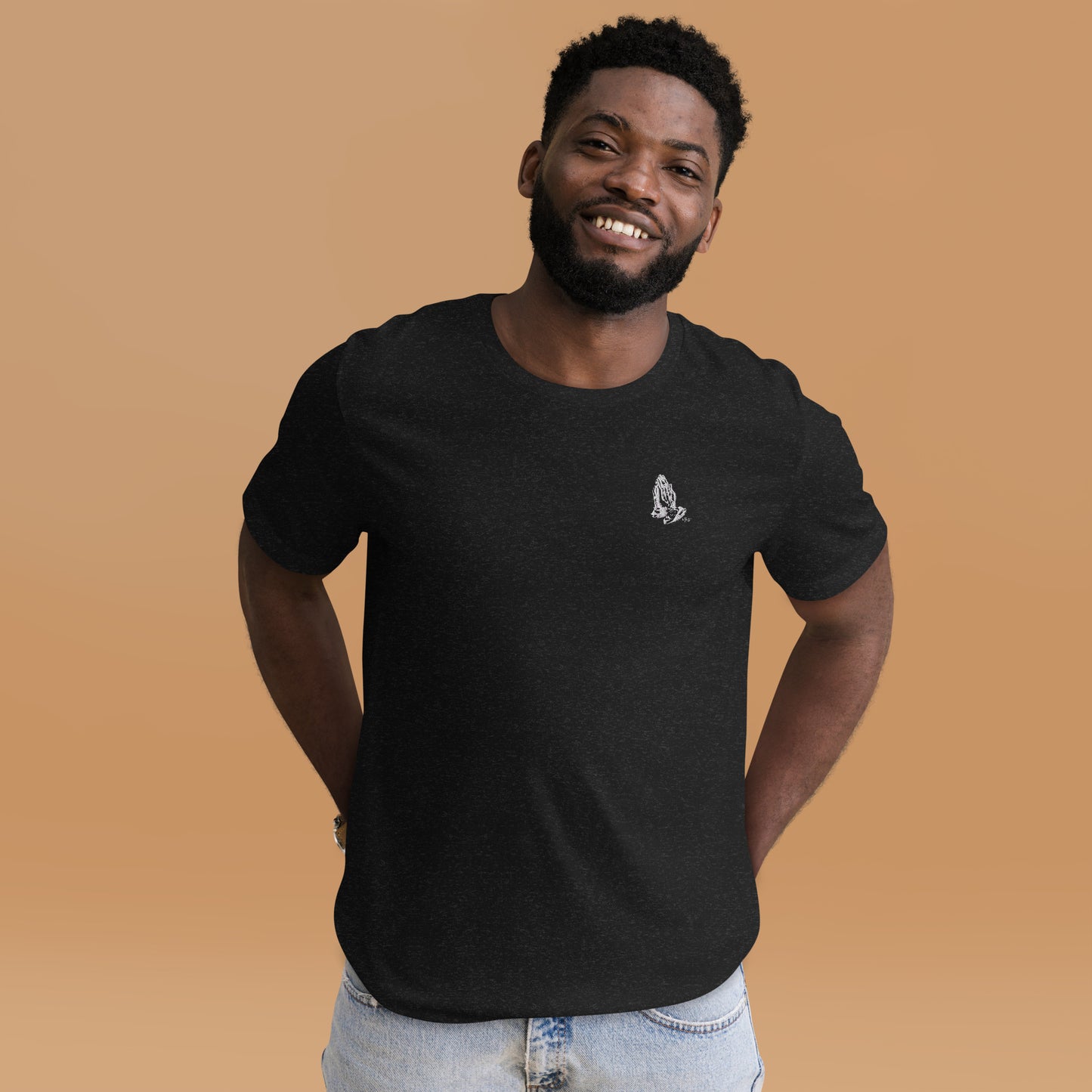 Hands Unisex T-shirt Black