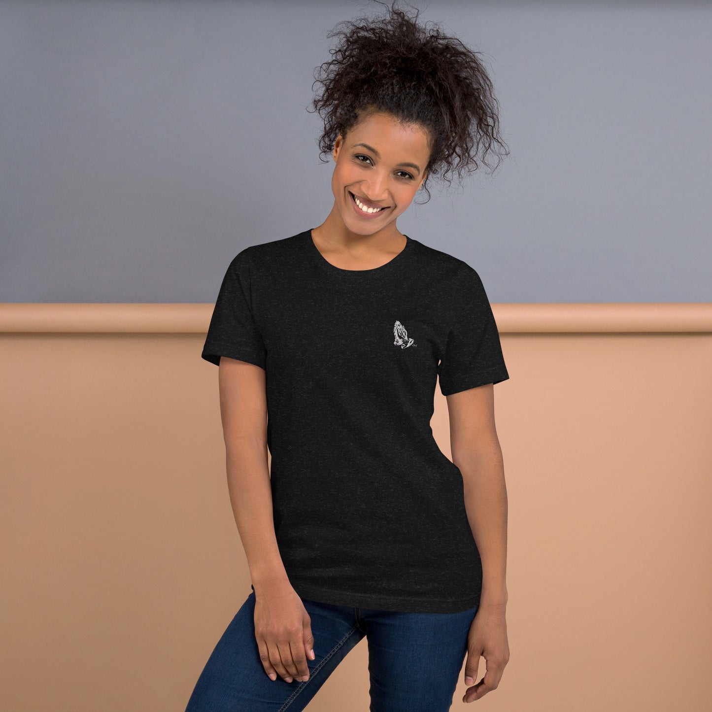 Hands Unisex T-shirt Black