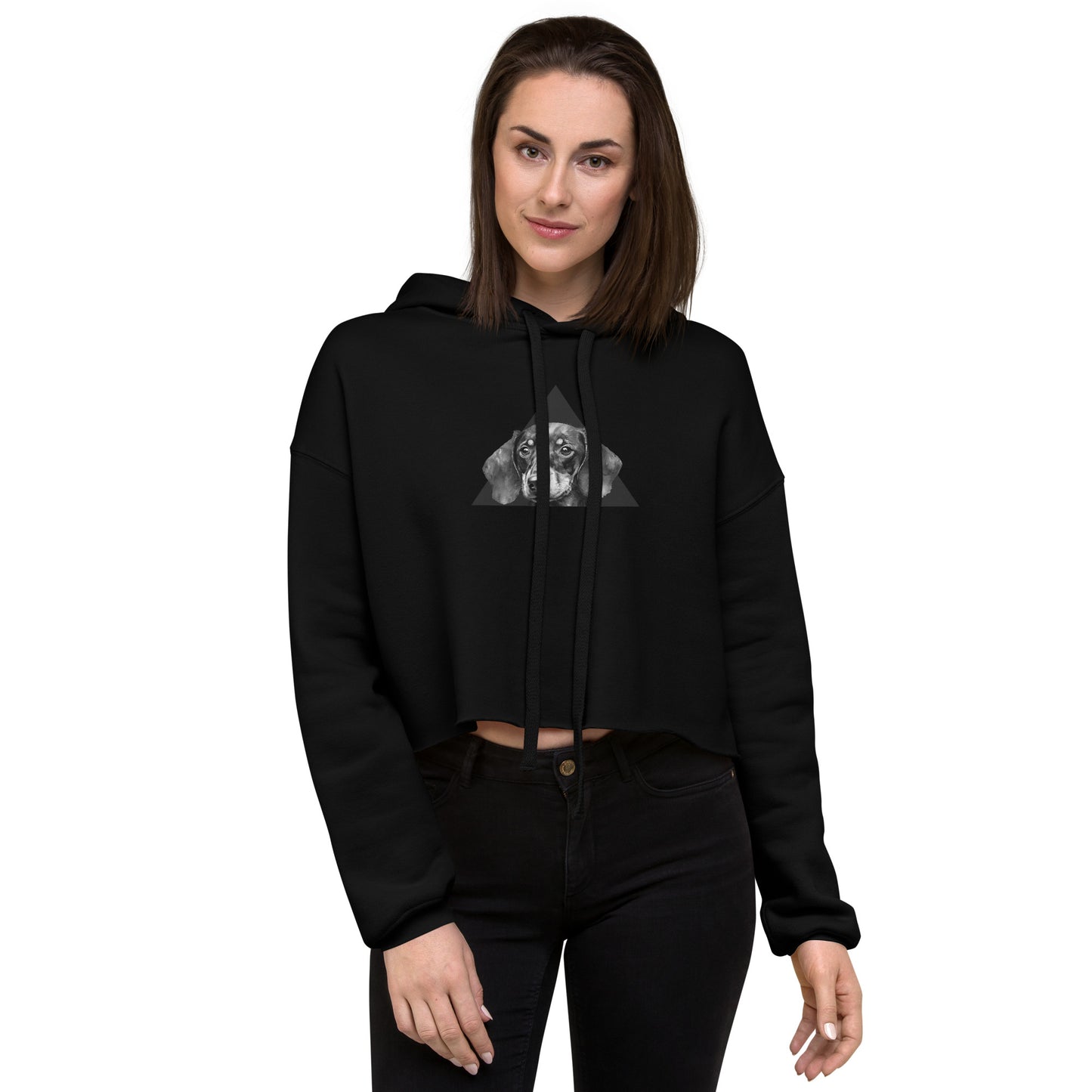 Hotdog Crop Hoodie