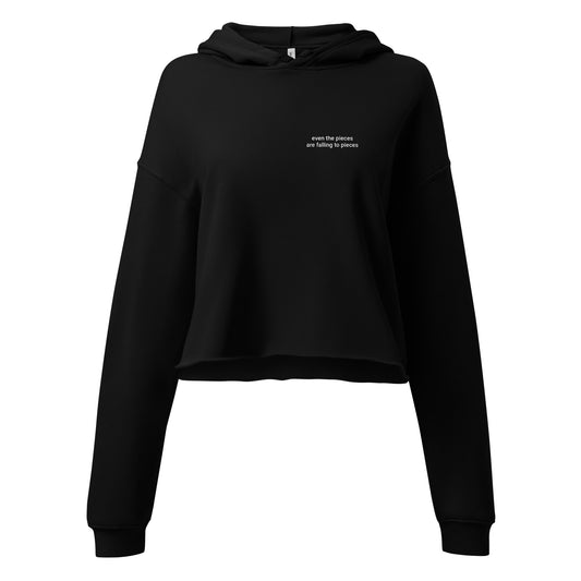 Even the Pieces Crop Hoodie