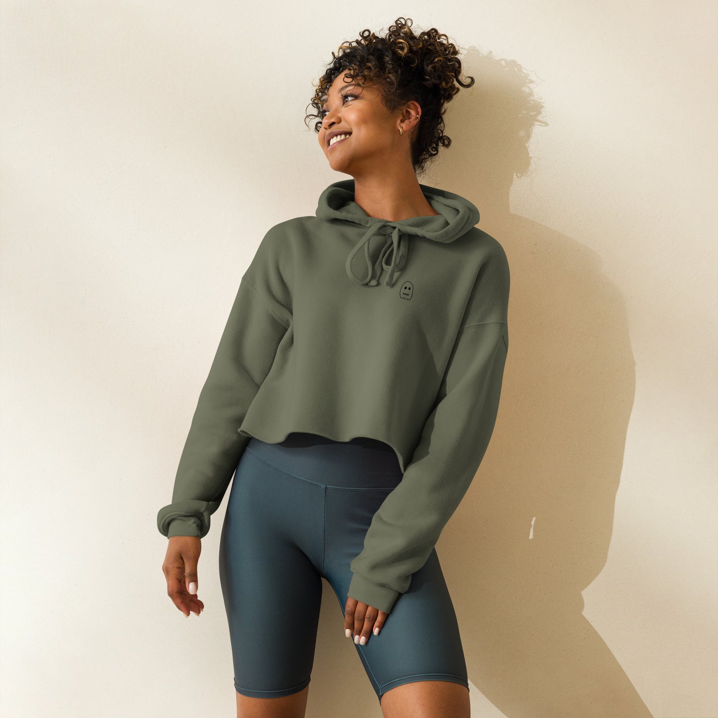 Ghost boo Crop Hoodie