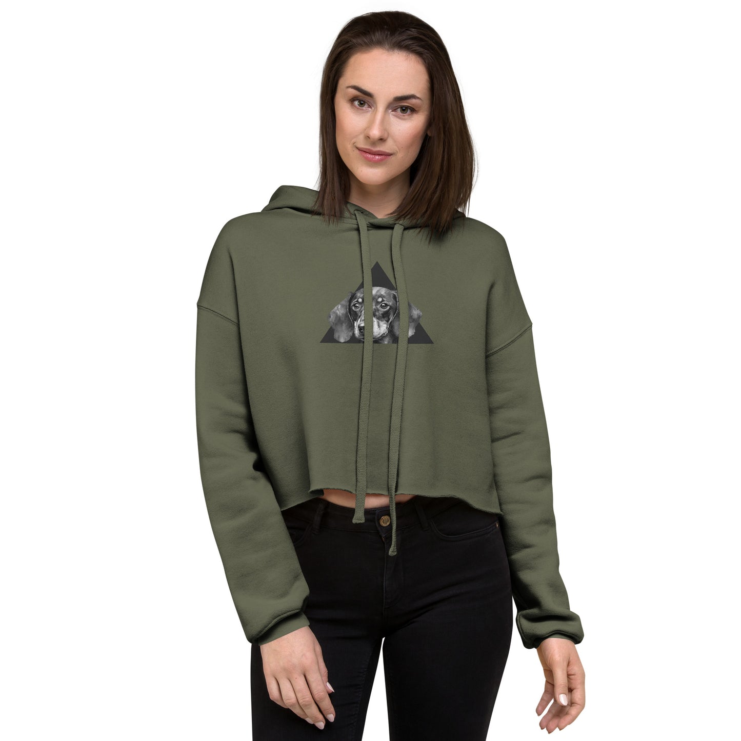 Hotdog Crop Hoodie
