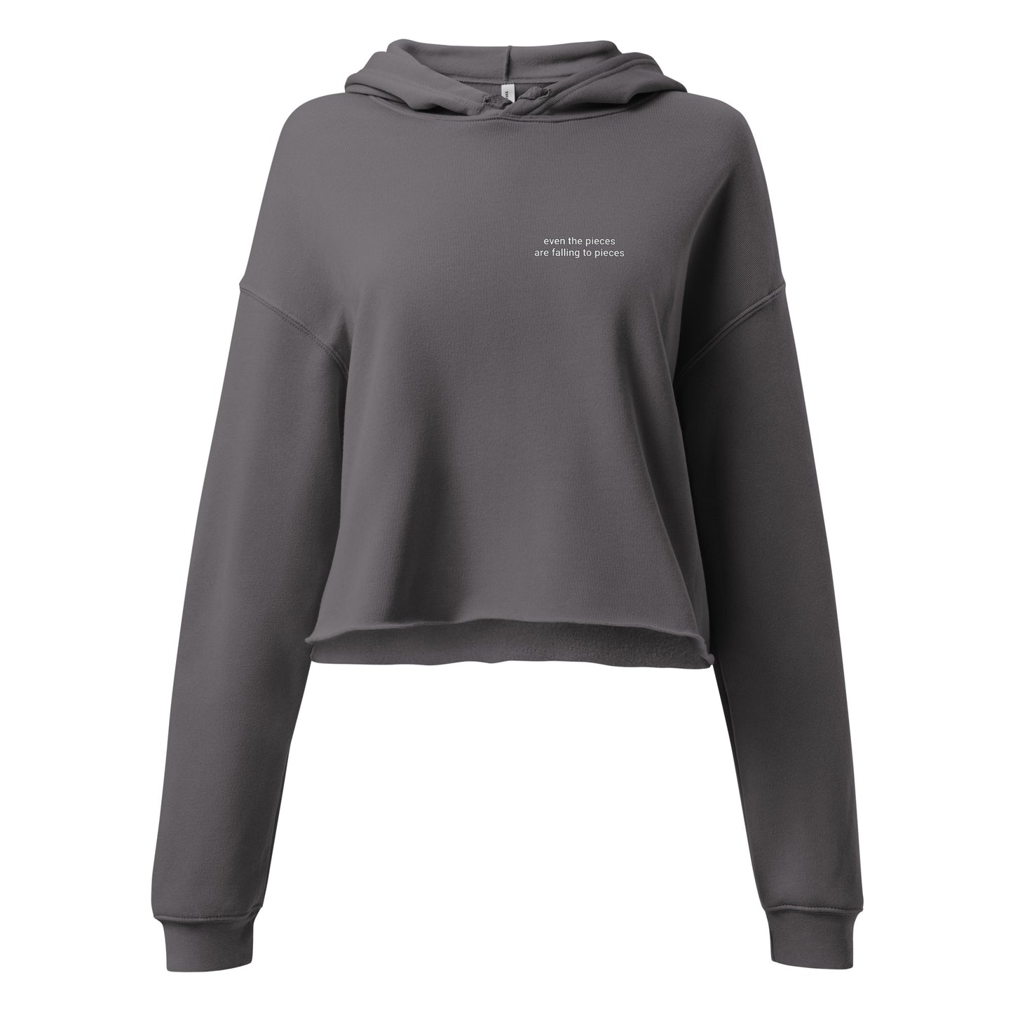 Even the Pieces Crop Hoodie